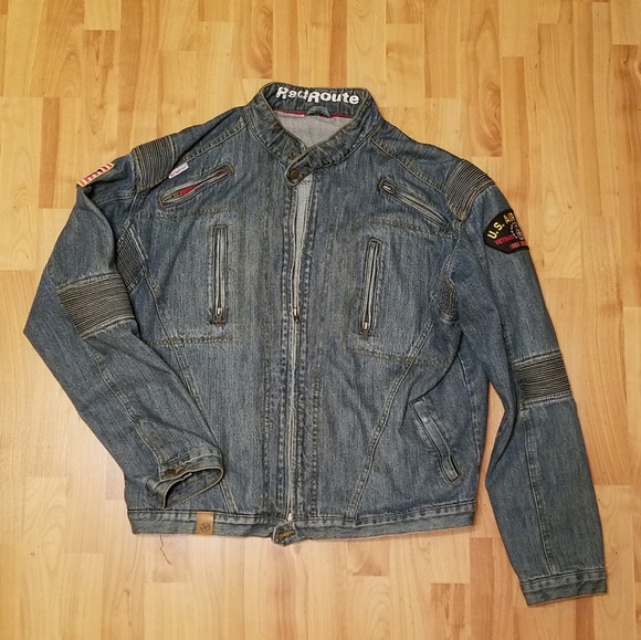 red route motorcycle jeans